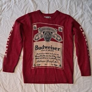 Budweiser Red Sweater